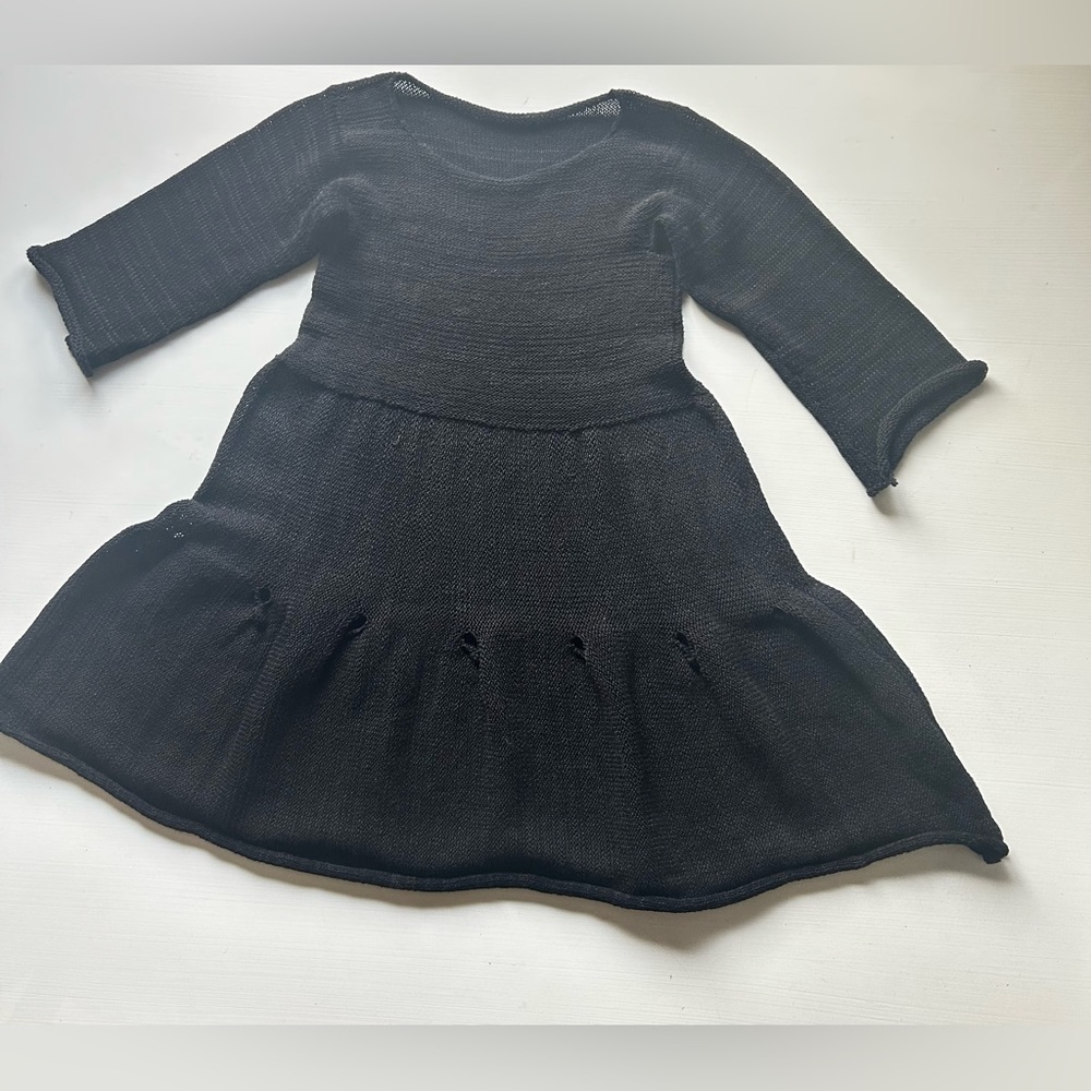 Skifo knit pretty preppy dress Black size Small